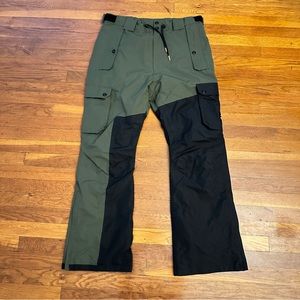 Dope Snow Adept Men’s Snowboard Pants - “Olive Green/Black” - Men’s Large